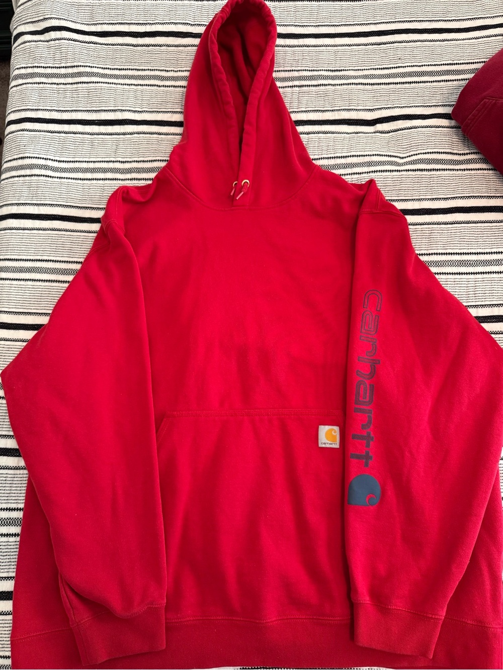 Carhartt Midweight Pullover Hoodie Men’s 3XL Red Loose Fit